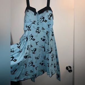 Eva Rose black cat retro mini/midi